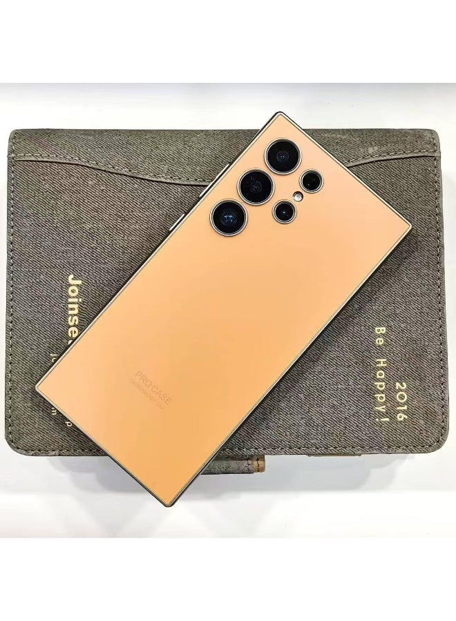 Galaxy S24 Ultra Phone Case, Ultra-Thin Silicone Cover, Shockproof and Dropproof Design 【Original Machine Color Scheme】，Ultra-Thin,Shockproof and Dropproof - (Titanium Orange) - Image 2